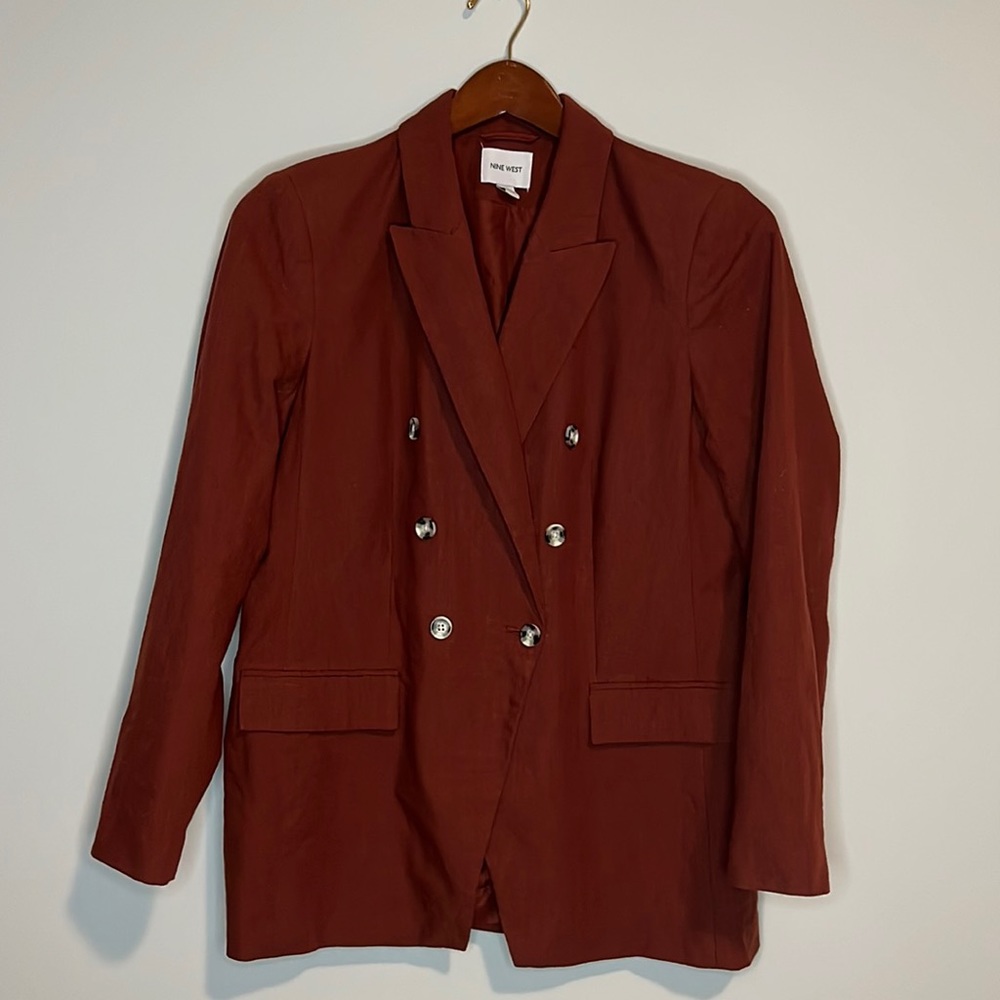 Nine West Double Breasted Blazer